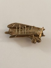 Biplane Airplane Lapel Pin