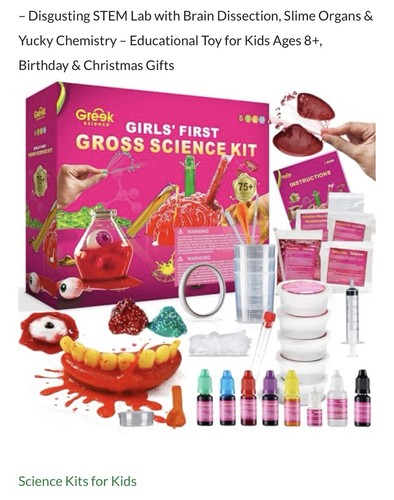 Gross science kit - kit, lab