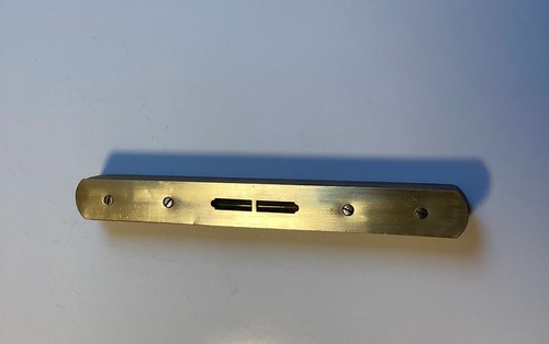 Vintage wood and brass - , top