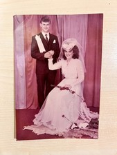1980s Wedding Bride Groom