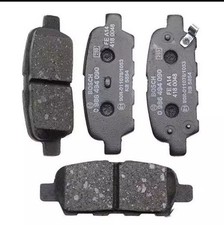 0986 495 089 Rear Brake Pad Set 4x Pads Integrated Wear Indicator Braking Bosch