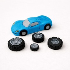 Fondant Sports Car Cake Topper