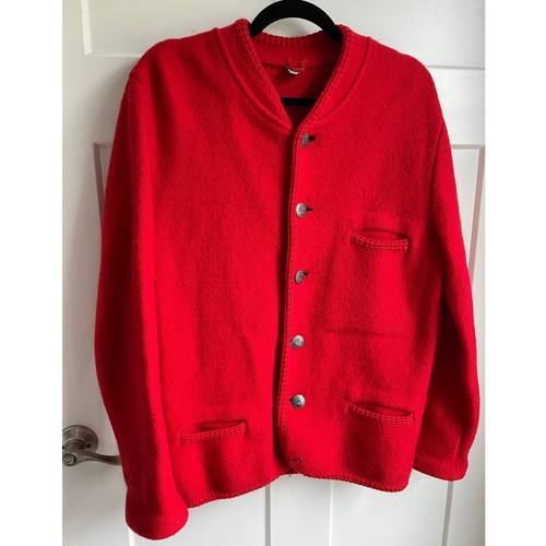 Vtg boiled wool jacket - wool,