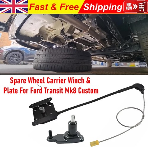 Spare wheel carrier winch - carrier,