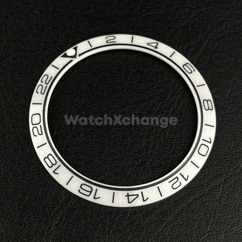 White black 38mm ceramic - white, bezel