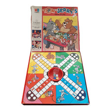 MB Games Tom & Jerry's Ludo Board Game Vintage  1978 - Preloved GC