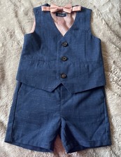 Ted Baker Boys Blue Waistcoat