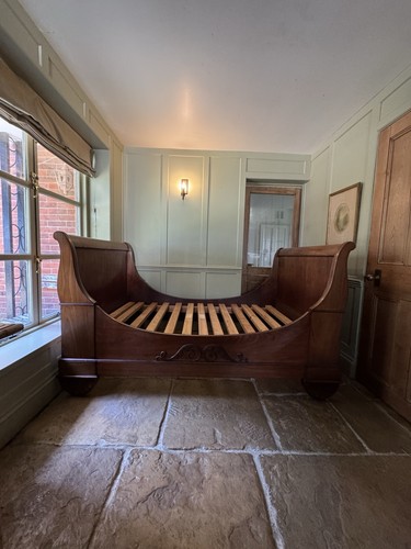 Antique c19th victorian daybed - c19th,