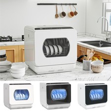 Small Dishwasher, Mini Dishwasher w/ 4 Place Settings 6 Programs