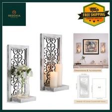 Elegant Wooden Wall Sconces