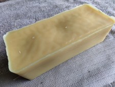 750g Pure Yorkshire Beeswax Block Candle Wax Cosmetic English UK