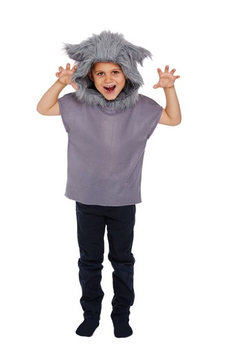 Childrens wolf costume big - wolf, bad