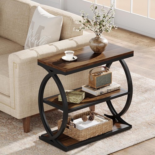 Industrial end table tier - industrial, table,