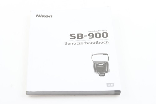 Nikon 900 user - sb-900,