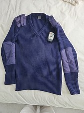 Police Halloween Costume Navy Blue Jumper Size Medium With Walkie Talkie