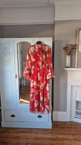 Boho open back dress zara - dress, size