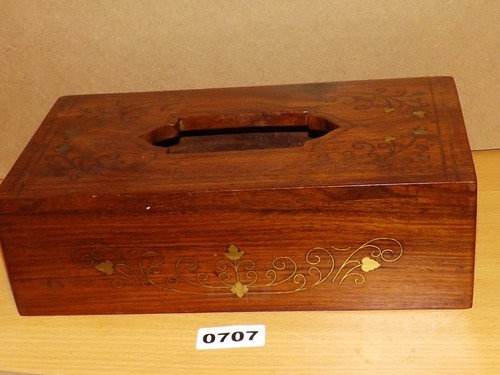 Vintage heavy wooden - , tissue