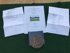 Vintage WW1 Bronze Death Penny