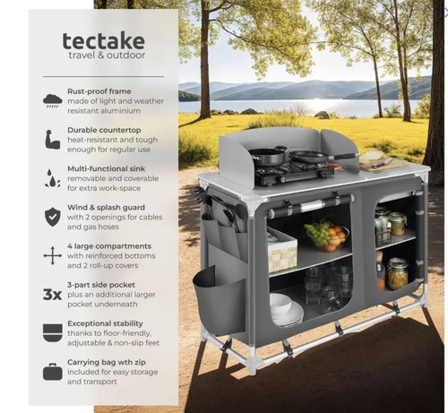 Tectake camping kitchen - tectake,