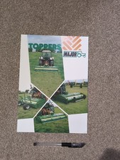 6x Farm leaflets brochure Vintage Major Equipment  Toppers, Spreaders Groundsman