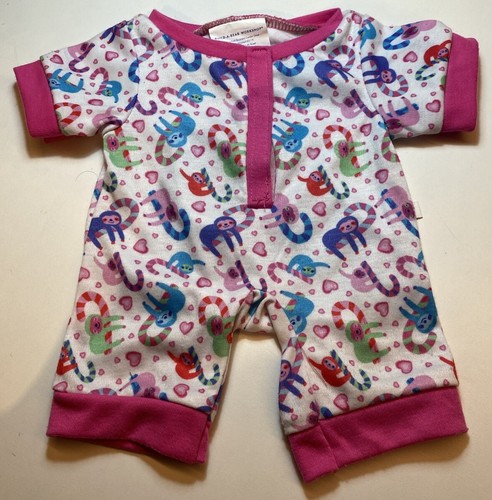 Build bear sloth pink blue - build,