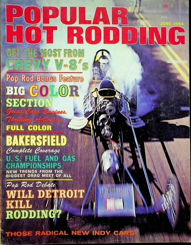 Popular hot rodding magazine - hot,