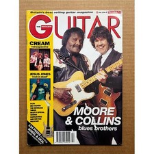 GARY MOORE/ALBERT COLLINS GUITAR MAGAZINE MAY 1993 - gary and albert cover + mor