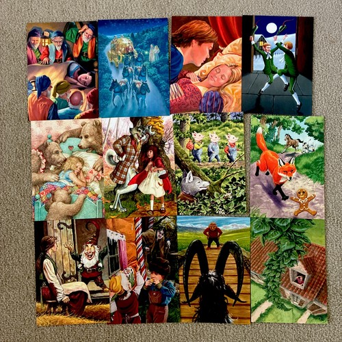 Ladybird set postcards - 12,
