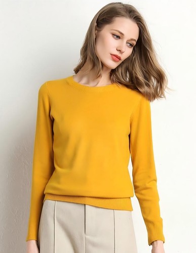 Ladies crew neck blend jumper - ladies,