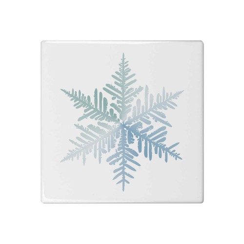 Ice blue snowflake 108mm - 'ice,