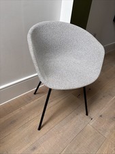 HAY About A Chair AAC27 – Cream Bouclé – Black Steel Base – RRP £455 