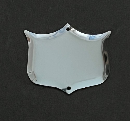 Silver side shields pins - &,