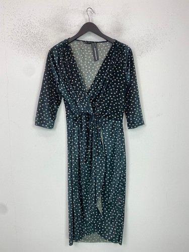 Zara green velvet polka dot - zara,