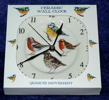 Garden Birds wall clock