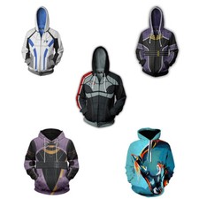 Mass Effect 3D Zipper Pullover