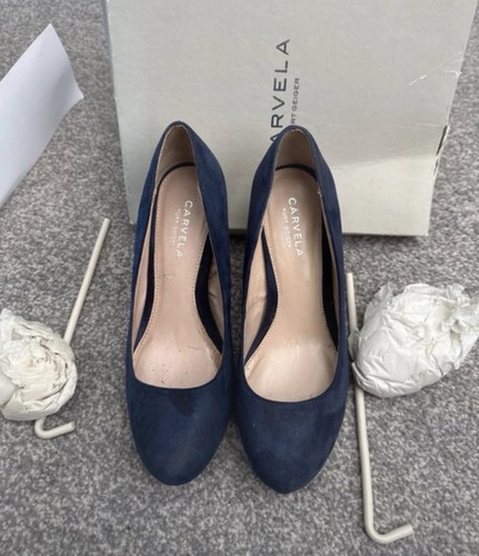 Carvela size suede navy - size, 5
