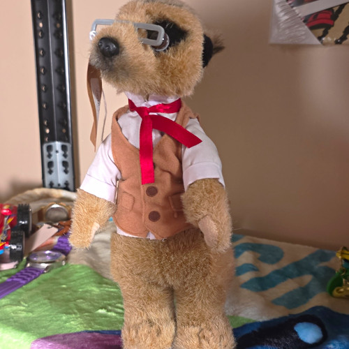 Meerkat plush soft toy - soft,