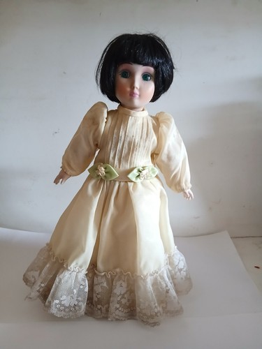 Vintage porcelain doll - doll, 13"