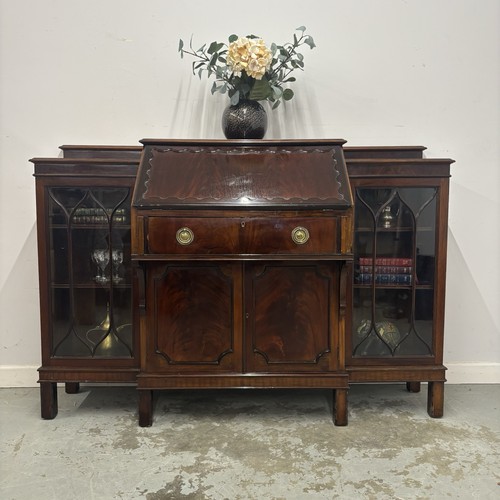 Vintage mahogany bureau - vintage,