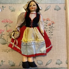 Vintage Italy Italian Abruzzo Doll Dolly traditional costume beautiful face