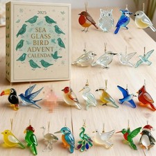 Sea Glass Bird Advent Calendar