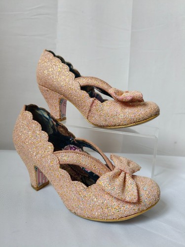 Irregular choice pink glitter - pink,
