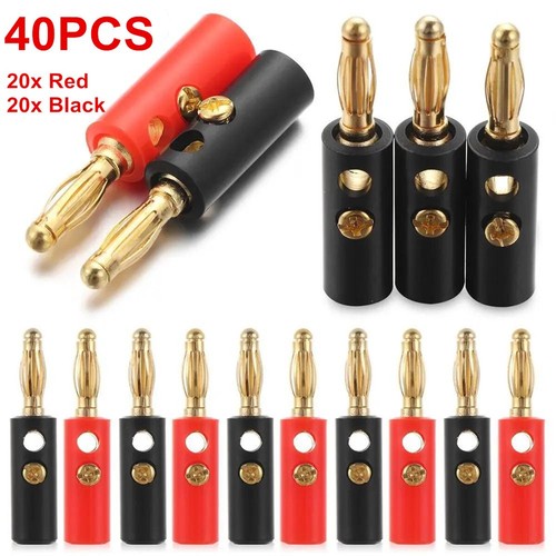 40pcs 4mm gold plated - gold, banana