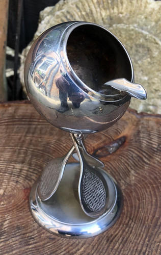 Tennis racket ball ashtray - racket, &