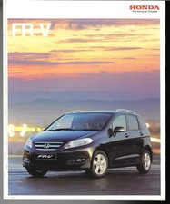 Honda FR-V 2007-2009 UK Market Sales Brochure 1.8 VTEC & 2.2 CTDi SE, ES, EX