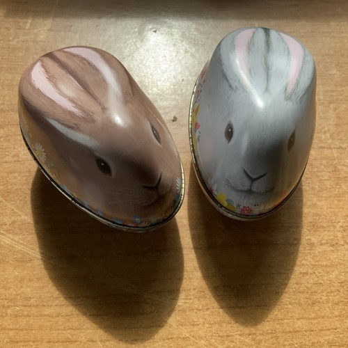 Large easter egg tin - 2x, box