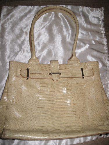 Furla vintage beige snakeskin - furla,
