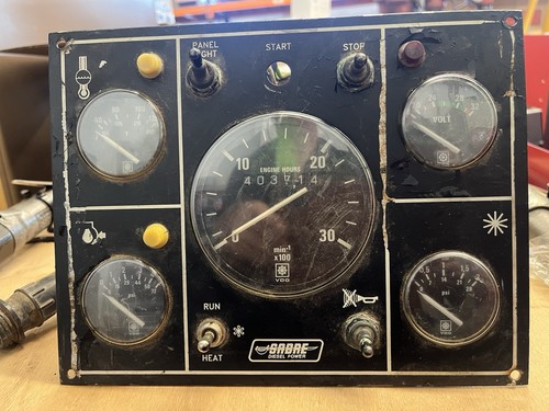 Marine diesel instrument panel - diesel,