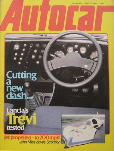Autocar magazine 1981 - magazine, 1/8/1981