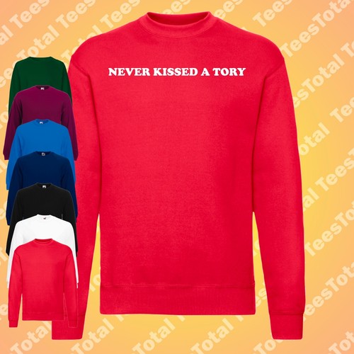 Never kissed tory jumper - never,